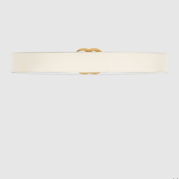 Gucci GG Marmont White Wide Belt - Picture 10 of 10